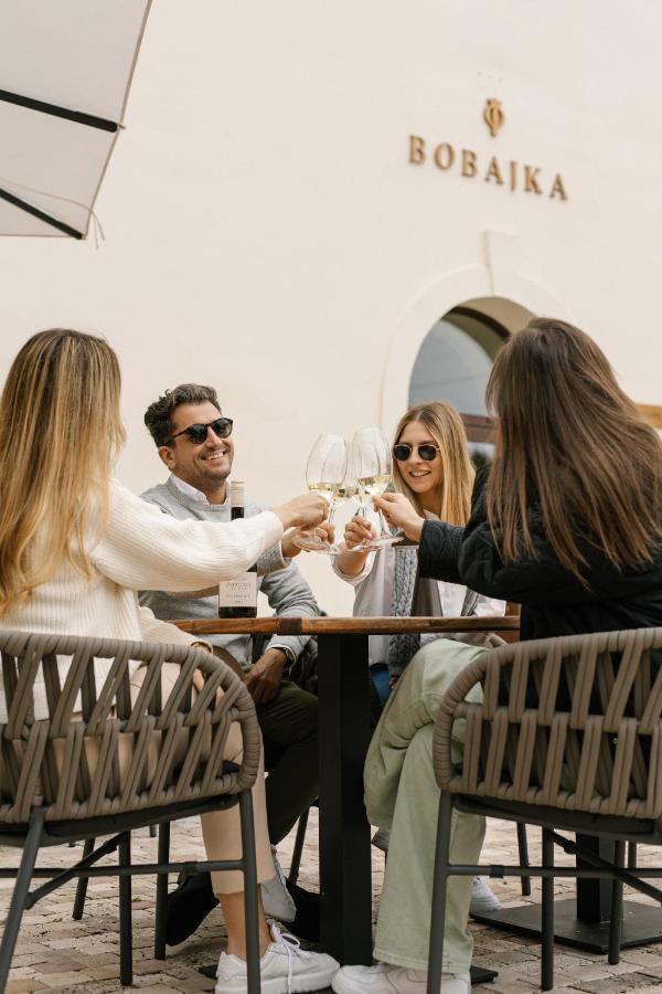 Andrássy Kúria&Spa Tarcal Exterior foto A group of friends drinking wine
