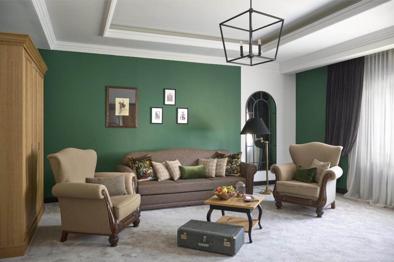 Andrássy Kúria&Spa Tarcal Exterior foto 3D rendering of a living room